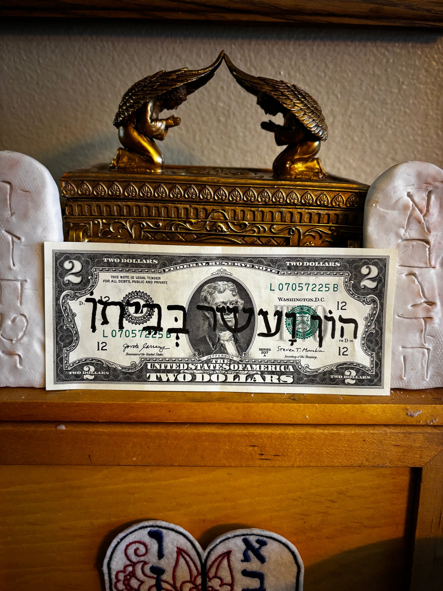 Fixed $2 Bill Wealth & Abundance Amulet Conjure Charm
