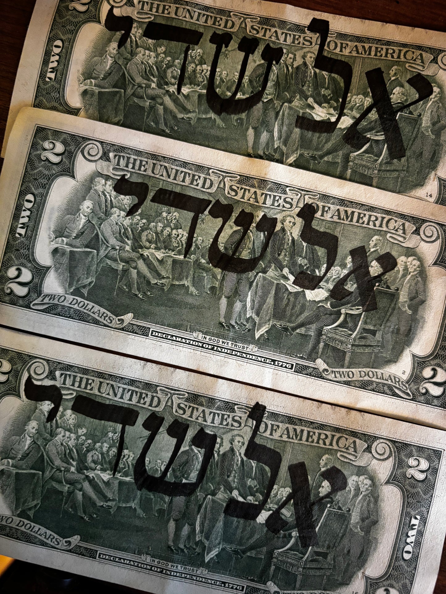 Fixed $2 Bill Wealth & Abundance Amulet Conjure Charm